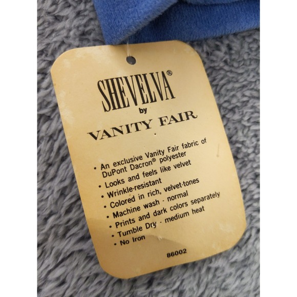 vtg NOS Vanity Fair Velour Robe Housecoat Zipper Front Size 16 42" Bust - Picture 6 of 11